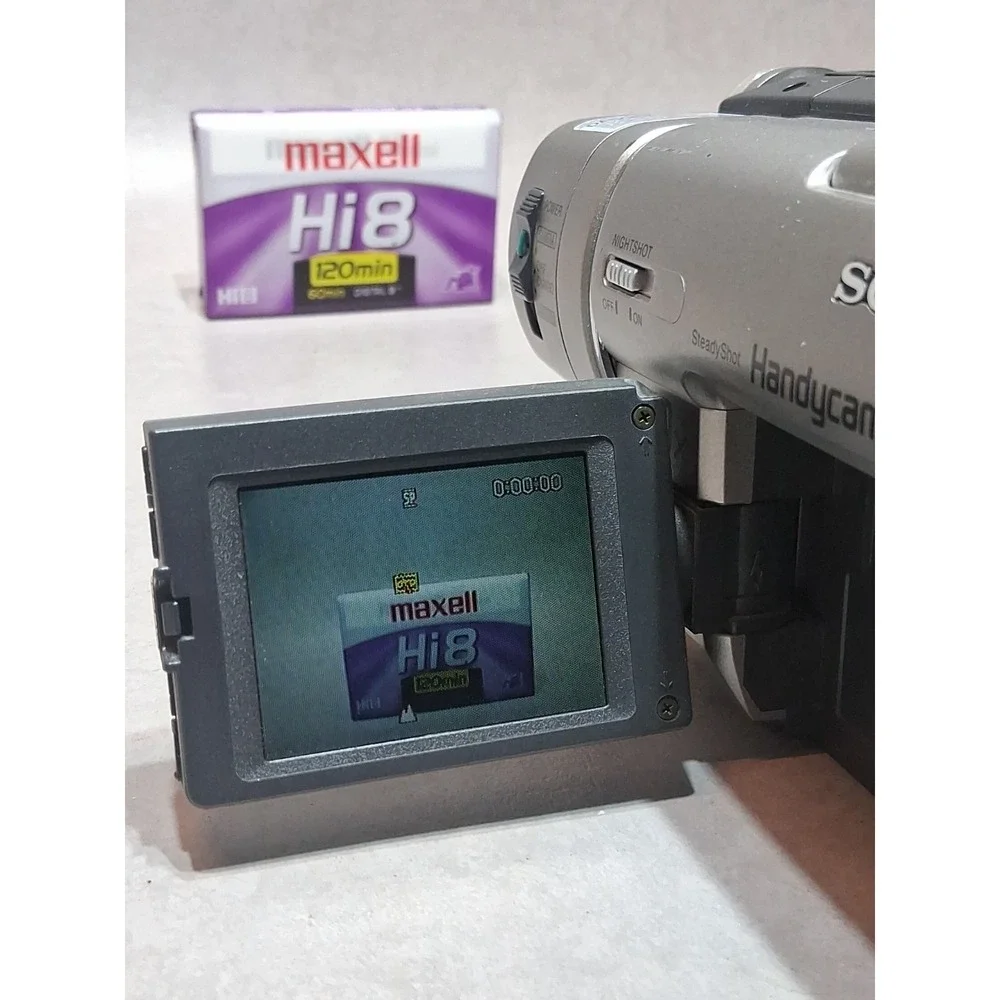 Sony CCD-TRV57 8mm Camcorder - Record Transfer Play Video8 Hi8 TESTED WORKS GOOD